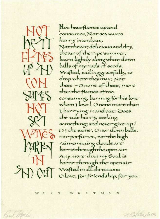 Not heat flames up and consumes