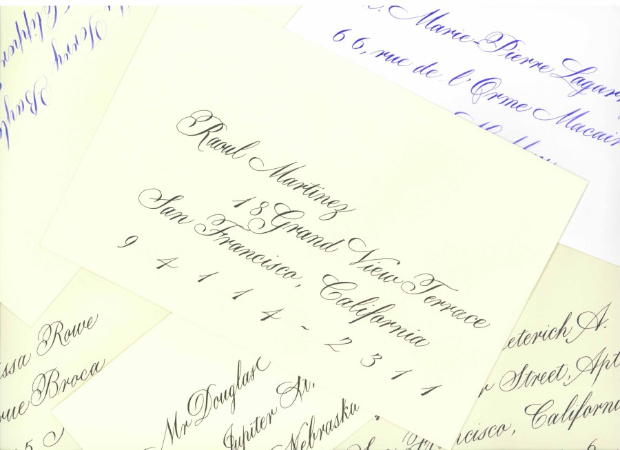 Envelope Pointed Pen Variation