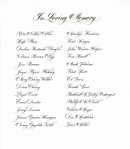 Memorial Certificate