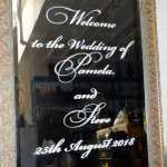 Calligraphy on Mirror